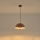 Závesný luster JARDEN na lanku 1xE27/15W/230V hnedý