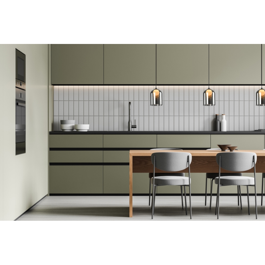 Závesný luster KLEA 1xG9/15W/230V dymovo čierny