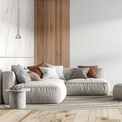 Závesný luster MAZZO na lanku 1xGU10/8W/230V, béžový