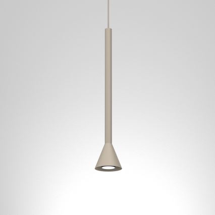 Závesný luster MAZZO na lanku 1xGU10/8W/230V, béžový