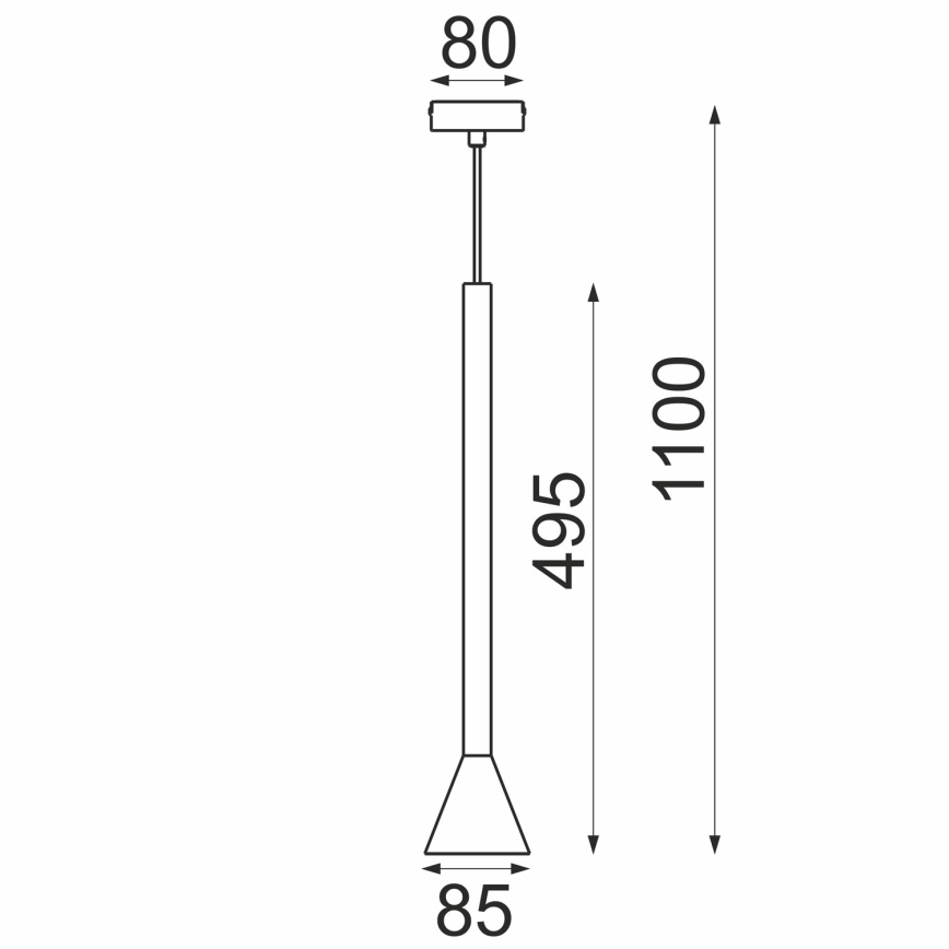 Závesný luster MAZZO na lanku 1xGU10/8W/230V, béžový