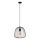 Závesný luster na kábli OVELLA 1xE27/15W/230V pr. 36 cm čierny