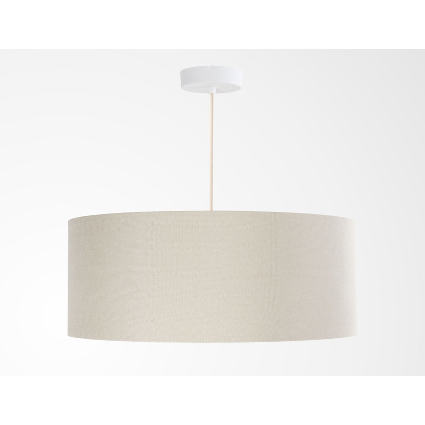 Závesný luster na lane BOHO TRINITI 1xE27/60W/230V, priemer 50 cm, krémový