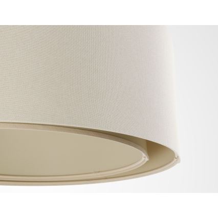 Závesný luster na lane BOHO TRINITI 1xE27/60W/230V, priemer 50 cm, krémový