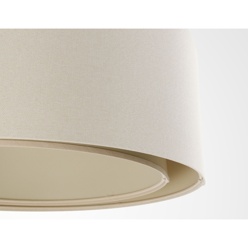 Závesný luster na lane BOHO TRINITI 1xE27/60W/230V, priemer 50 cm, krémový