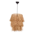 Závesný luster na lane TASSEL 1xE27/40W/230V rafia