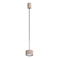 Závesný luster na lankách AURA 1xGX53/10W/230V taupe