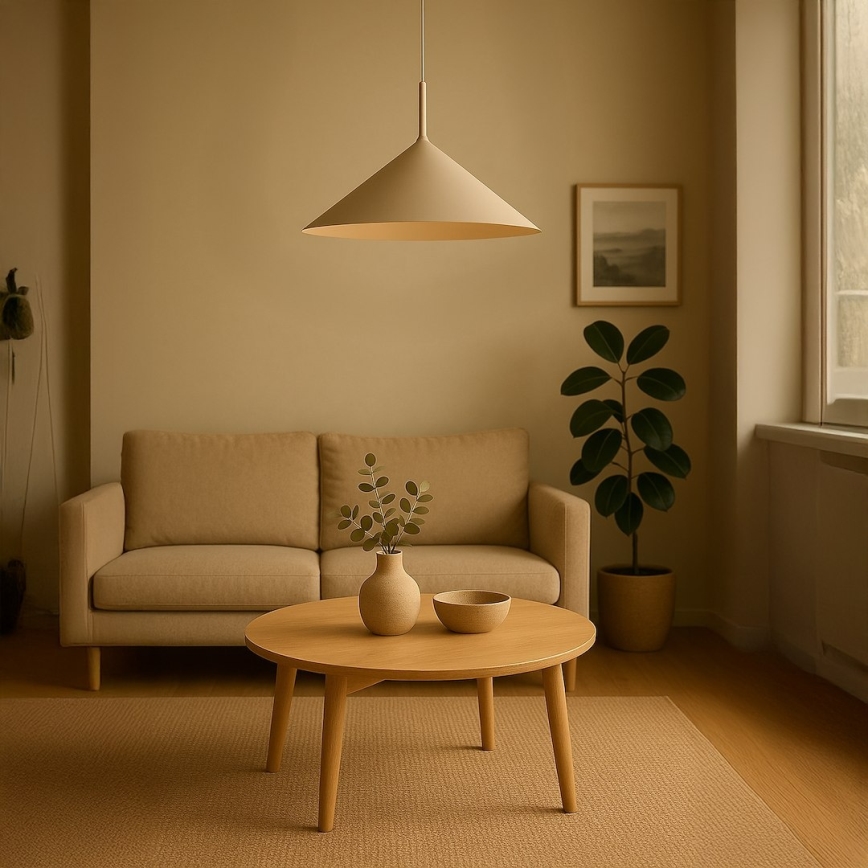 Závesný luster na lankách CAPITAL 1xGX53/15W/230V pr. 60 cm taupe