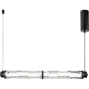 Závesný luster na lankách CORTE LED/18W/230V čierny