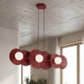 Závesný luster na lankách UMBRA 6xG9/8W/230V červený