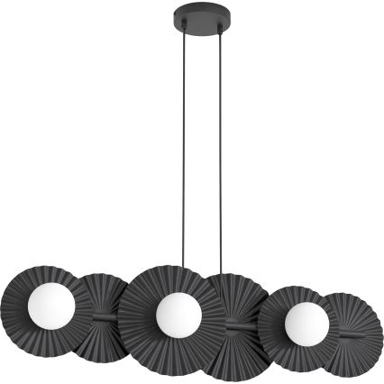 Závesný luster na lankách UMBRA 6xG9/8W/230V čierny