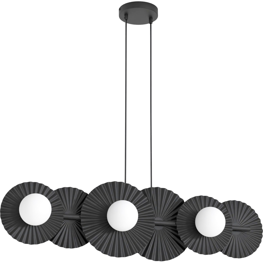 Závesný luster na lankách UMBRA 6xG9/8W/230V čierny