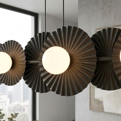 Závesný luster na lankách UMBRA 6xG9/8W/230V čierny