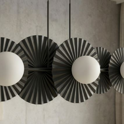 Závesný luster na lankách UMBRA 6xG9/8W/230V čierny