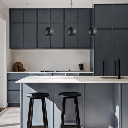 Závesný luster na lanku 1xGU10/10W/230V, priemer 11 cm, masív (jaseň)