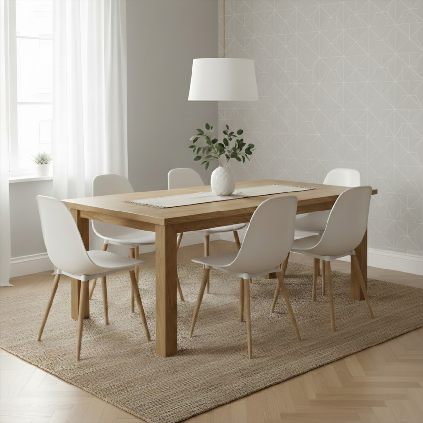 Závesný luster na lanku AIDA 1xE27/60W/230V pr. 35 cm dub/hnedá/biela