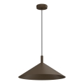 Závesný luster na lanku ANEGA 1xGX53/15W/230V pr. 40 cm hnedá