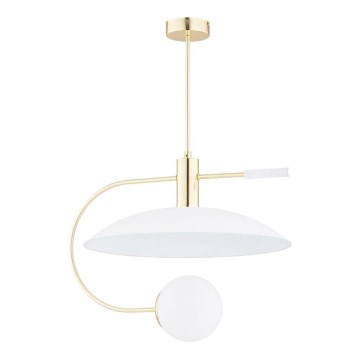 Závesný luster na lanku BAONI 1xE14/10W/230V zlatý