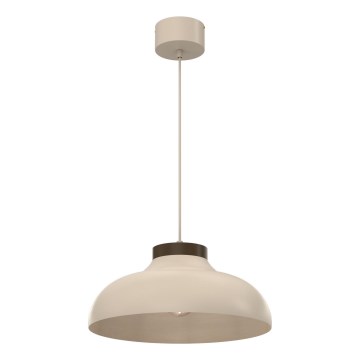 Závesný luster na lanku BASCA 1xE27/15W/230V béžovo-hnedý