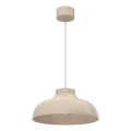 Závesný luster na lanku BASCA 1xE27/15W/230V béžový