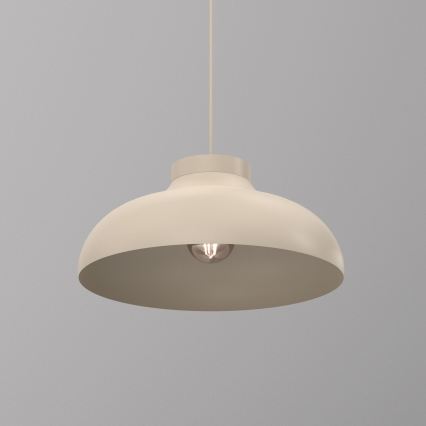 Závesný luster na lanku BASCA 1xE27/15W/230V béžový