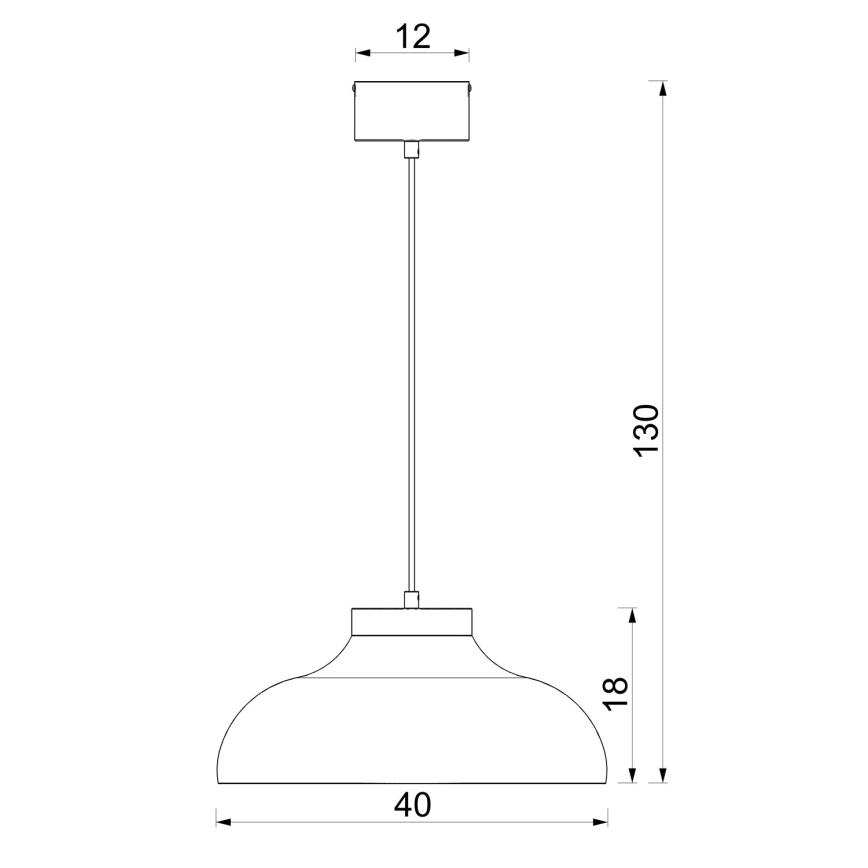 Závesný luster na lanku BASCA 1xE27/15W/230V béžový