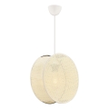 Závesný luster na lanku BIG DRUM 1xE27/60W/230V krémový