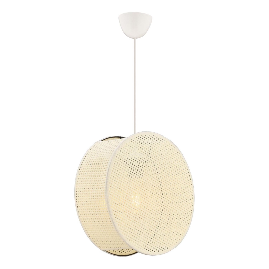 Závesný luster na lanku BIG DRUM 1xE27/60W/230V krémový