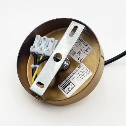 Závesný luster na lanku HECTOR 1xE27/15W/230V, priemer 14 cm