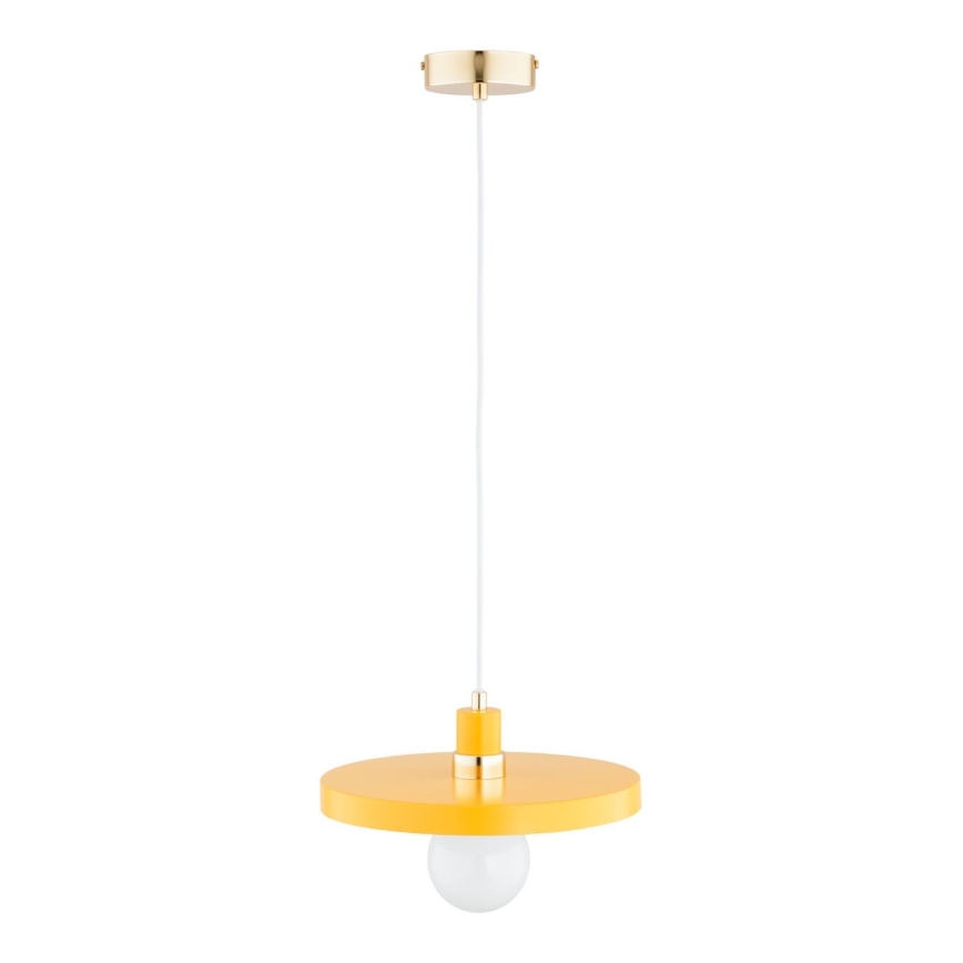 Závesný luster na lanku LITO 1xE27/15W/230V žltá
