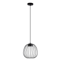 Závesný luster na lanku OVELLA 1xGX53/10W/230V priemer 25 cm čierny