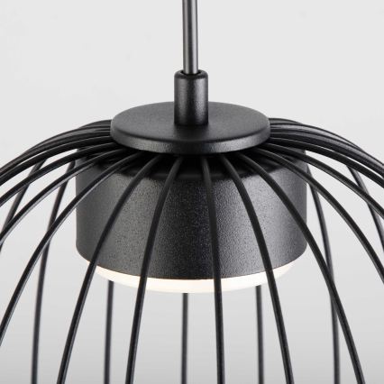 Závesný luster na lanku OVELLA 1xGX53/10W/230V priemer 25 cm čierny