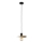 Závesný luster na lanku SAVANA 1xE27/15W/230V, priemer 23 cm, čierna/zlatá