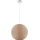 Závesný luster na lanku SENSAI 1xE27/20W/230V, priemer 40 cm, béžový