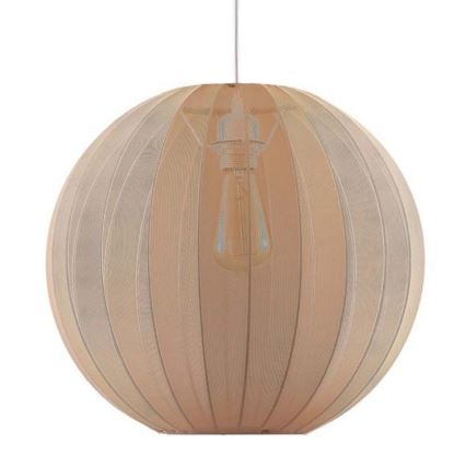 Závesný luster na lanku SENSAI 1xE27/20W/230V, priemer 40 cm, béžový