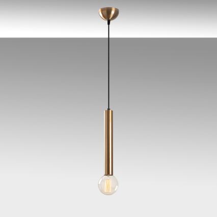 Závesný luster na lanku TEMPO 1xE27/40W/230V zlatý