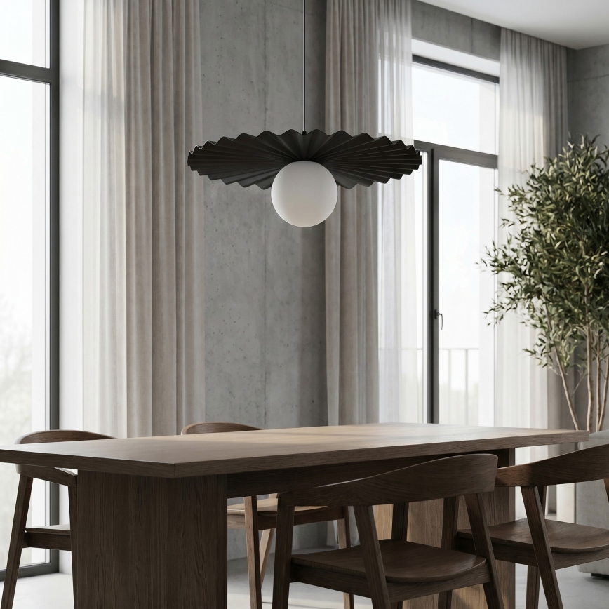 Závesný luster na lanku UMBRA 1xG9/8W/230V čierny