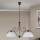 Závesný luster na reťazi RULA 2xE27/40W/230V biela/bronz
