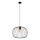 Závesný luster OVELLA 1xE27/15W/230V, priemer 46 cm, čierny