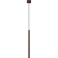 Závesný luster PASTELO 1xG9/8W/230V hnedý