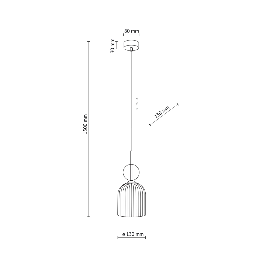 Závesný luster SOPHIA 1xE14/10W/230V čierna/dymovo-béžová