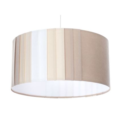 Závesný luster STRIPES na lankách 1xE27/60W/230V, priemer 60 cm, béžový