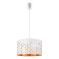 Závesný luster ULLE 1xE27/15W/230V biela