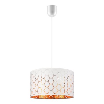 Závesný luster ULLE 1xE27/15W/230V biela