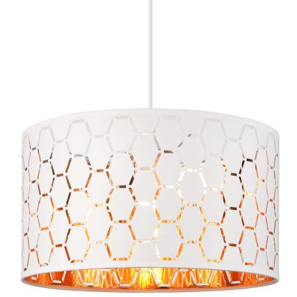 Závesný luster ULLE 1xE27/15W/230V biela