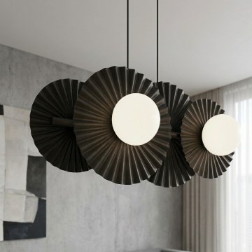 Závesný luster UMBRA 4xG9/8W/230V čierny