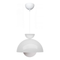 Závěsný lustr SALVA 1xE27/15W/230V bílá