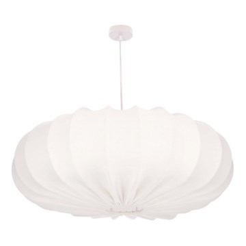 Závesný lustre CAFEE 1xE27/40W/230V pr. 66 cm biela