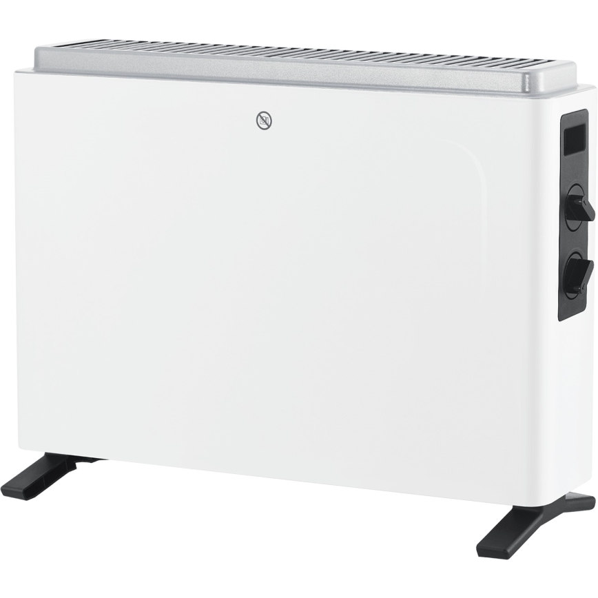 ZEVENTI - Elektrický priamotop/konvektor 800/1200/2000W/230V biela