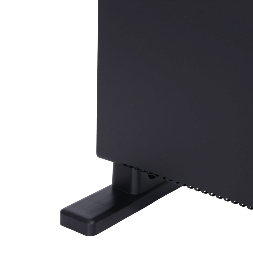 ZEVENTI - Elektrický priamotop/konvektor s LCD displejom 1250/2000W/230V čierna + diaľkové ovládanie